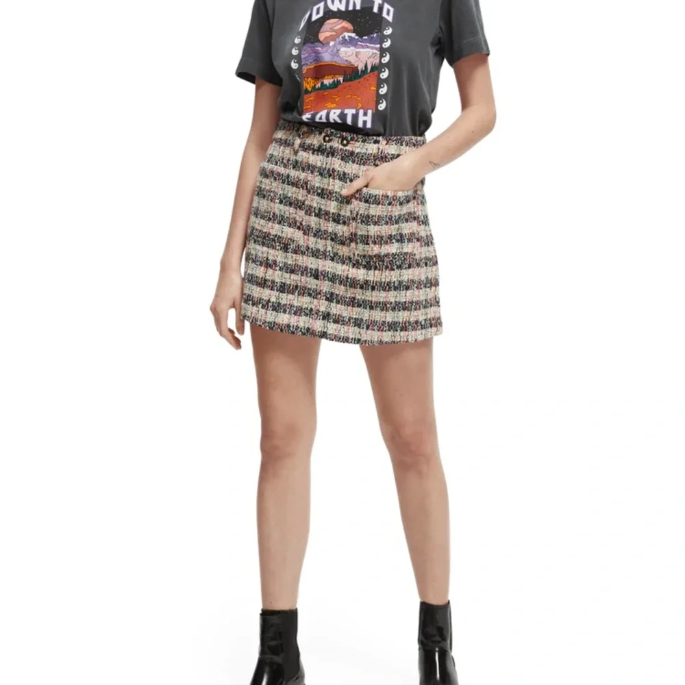 Scotch & Soda Multicolor Tweed Skirt - Size Medium NWT - Picture 1 of 5